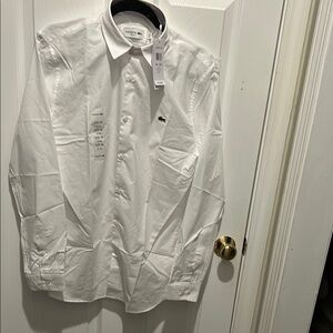 Lacoste Crisp White Dress Shirt